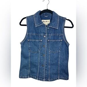 Eddie Bauer Indigo Denim Vest